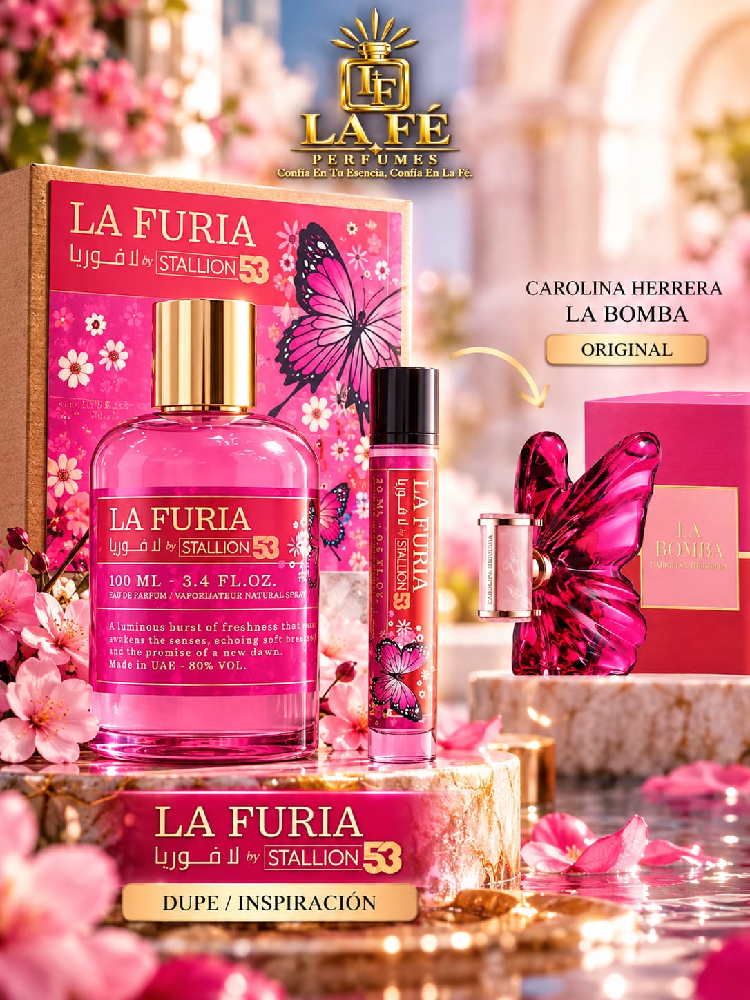 Emper La Furia By Stallion 53 100ml + Decant 20ml EDP Women